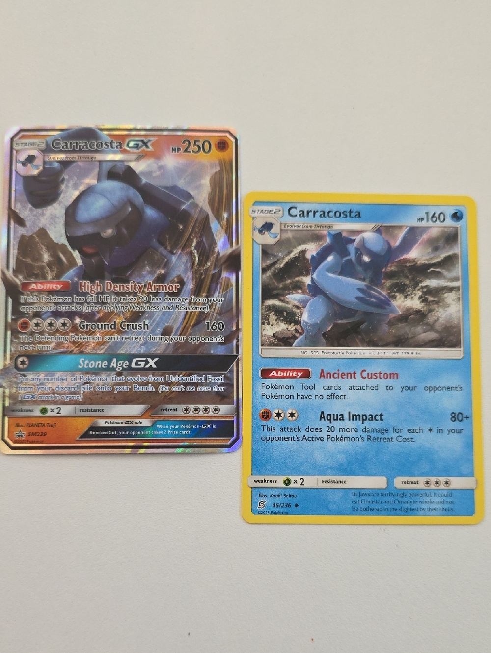 Pokemon Carracosta Trading Cards